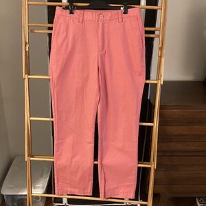 Vineyard Vines NWOT Mens Collegiate Cotton Pants in Jetty Red. Size 33/30.